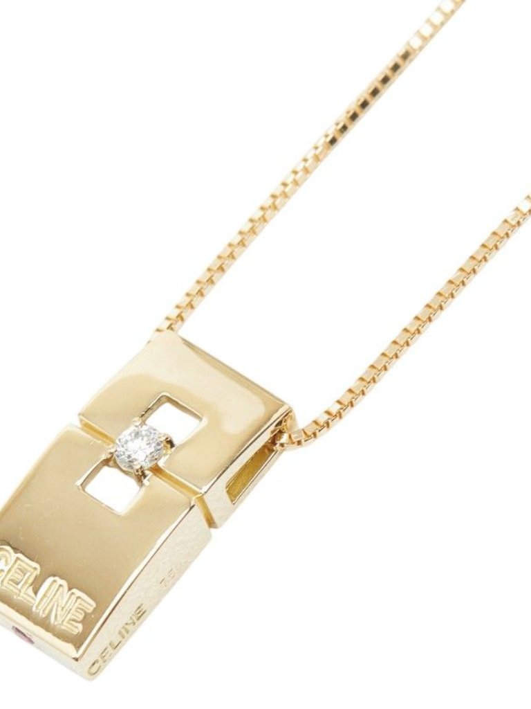 Celine Pendant Necklace 18k Yellow Gold